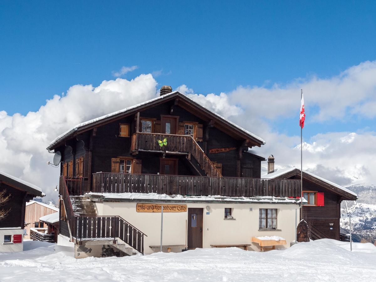 Gruppenhaus Im Walliser Alpstyle Rosswald ภายนอก รูปภาพ
