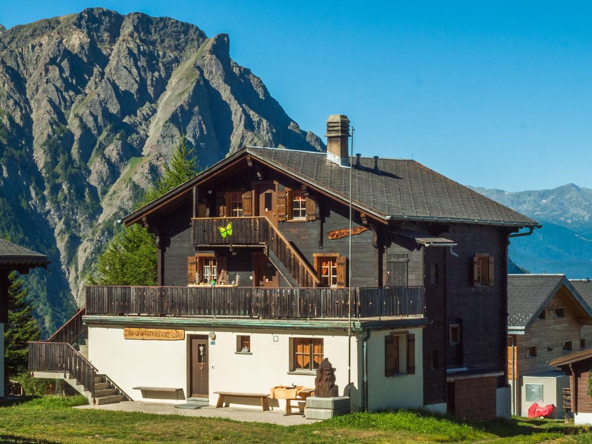 Gruppenhaus Im Walliser Alpstyle Rosswald ภายนอก รูปภาพ